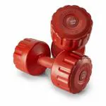 Lifelong LLPVCD07 PVC Dumbbells Pack of 2 10Kg(2*5Kg) for Home Gym Equipment Fitness Barbell|Gym Exercise|Home Workout, Gym Dumbbells|Dumbbells Weights for Men & Women (6 Months Warranty)