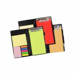 COI Memo Neon/Orange and Crimson Red Note Pad Organiser/Memo Notebook Holder for Office and Gifting Purpose (Set of 3)