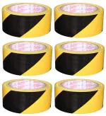 ISAN Floor Marking Tape Yellow Black Zebra Colour 48mm (2