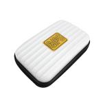 QIPS Hard Case Polycarbonate Universal Jumbo Travel Case for Accessories Multi-Utility Case White