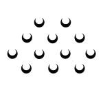 Comet Busters Black Bindi For Women