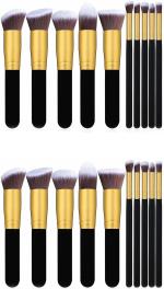 Bingeable Multicolor Professional Makeup Brushes Set Soft Synthetic Multi Purpose (Set Of 10)