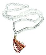 Feel Touch Mart Sphatik Mala Rhinestone Rosary 108+1 Bead Mala by Lab Certifed