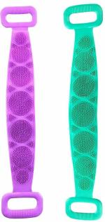 Royal Time Silicone Cleaner Tools Bath Body Cleaning Belt for Men and Women (Pack of 2)
