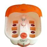 Inditradition Corded Electric Massager for Foot, Bath Tub with Massage, White and Orange