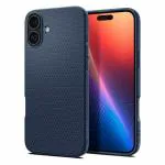 Spigen Liquid Air Back Cover Case Compatible with iPhone 16 (TPU | Navy Blue)