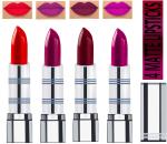 OUR BEAUTY Multicolor New Stylish Highly Moisturing Full Coverage Creamy Matte Lipsticks 72, 14 G (Pack Of 4)