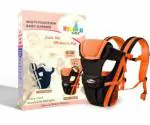 Chinmay Kids Orange 4-in-1Adjustable Carrier Cum Kangaroo Bag/Baby Carry Sling/Back/Front Carrier Baby Carrier