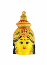 Pmw - Metal Lakshmi Face for Pooja, Decoration - Multicolour (9 inches)