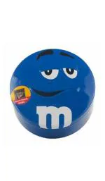 M&M Tin Blue, 200 Gm Chocolate