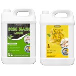 Fivanta Shine Specialist Shinemaster Dish Wash Liquid Neem 5L & Lemon 5L