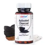 Vitabowl Activated Charcoal with Apple Cider Vinegar | Organic Coconut Shell Derived | Helps in Digestion, Bloating, Liver & Kidney Detox | 60 Veg Capsules