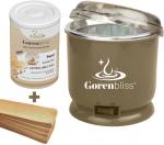 Gorenbliss Pearl Hair Removal Cream With Heater And Strip Waxing Kit (Combo Of 3)