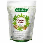 Garden Genie Castor Cake I Nitrogen Rich Fertilizer I Organic Manure for Home Garden I Rich in NPK for Plants - 450 gm