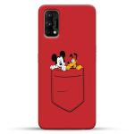 MobiEra Realme 7 Pro Multicolor Pocket Mouse Design Plastic Hard Case Cover