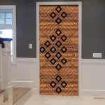 BP Design Solution 76.2 cm Black Box Door Sticker Wallpaper Self Adhesive Sticker (Pack of 1)