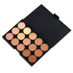 Mapperz 15 Shades Highlighter Concealer and Contour Palette Contour Powder as Used Bronzer- (Multi)