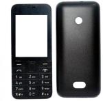 Imbi Nokia 208 Dual Sim Black Plastic Replacement Front And Back Panel (Set Of 1)
