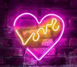 Party Propz Rubber Love Neon Signs Lights