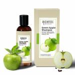 Richfeel Green Apple Shampoo For Dry & Damaged Hair | Anti Dandruff | Promotes Healthy, Shiny and Glossy Hair | Nourishes Scalp | Makes Hair Soft & Smooth | All Skin Types | 100 ml