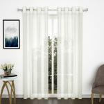 Story@home 215 cm (7 ft) Polyester Semi Transparent Door Curtain (Pack Of 2)