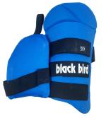 Black Bird Right Hand Thigh Guard Pad for Cricket Batting Pad, Thigh pad (Blue) Youth