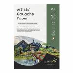 Paper Pep White Cold Pressed A4 Gouache Paint Paper 300 gsm (Pack of 10)