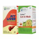 Fytika Fit Liver + Fytika Let It Melt (Combo Pack) | Milk thistle 200mg, Kutki50mg, Punarnva25mg, Bhumi Amla 25mg & Probiotics | Garcinia Cambogia, Green Coffee Extract Tablets