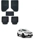 Kozdiko Black Car Mats For Nissan Qashqai (Pack of 5)