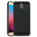 Zapcase Black Rubber Back Cover For Samsung Galaxy J7 Pro 19.5 x 13.5 x 2 cm