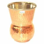 Prisha India Craft Copper Muglai Matka Glass Capacity 270 ML