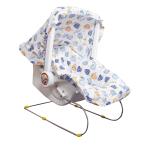 Evoshine 9 in 1 Premium Carry Cot Cum Bouncer, Feeding , Storage Box & Baby Swing with Mosquito Net
