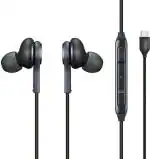 Cihlex Black Type C Earphones With Ultra Bass Dolby Sound Base Wired Headset