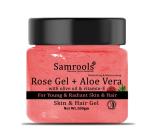 SAMROOLS Rose Skin & Hair Gel For Young & Radiant Skin For Men & Women (100gm)