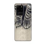 GADGETSWRAP Printed Vinyl Skin Sticker for Samsung Galaxy S20 Ultra - Gray Kitten Legs