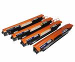 Formujet 1025 Color Toner Cartridge Set of F CE310A, CE311A, CE312A, CE313A (CMY BK) Compatible for HP CP 1025 (HP 126A), CE 310/1/2/3/ HP M 176, FCF350/351/352/353/ CRG 329/ 7018c