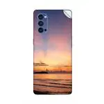GADGETSWRAP Printed Vinyl Skin Sticker for Oppo Reno 4 - Ocean Sunrise