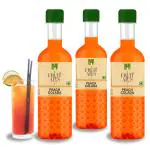 Dhampur Green Peach Colada Mocktail Syrup 300ml, (Pack of 3) Mocktail & Cocktail Syrup mixture