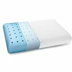 PumPum Ventilated Gel Memory Foam Pillow ,16*24*5 Inch ,White