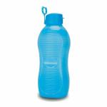 Oliveware Blue BPA Free Plastic King Water Bottle with Carry Handle - 2 L