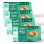 Gladful Coconut Protein Cookies, Biscuits For Kids And Families, 80 G Each (Pack Of 4)