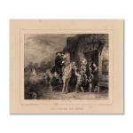 Tamatina Multicolor Unframed Fabric Wall Canvas Painting For Bedroom Office Hall - 13X11 Inch