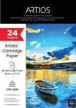 ARTIOS Artists' Cartridge Papers - 24 A4 Mixed Media Sheets