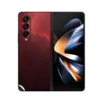 GADGETSWRAP Printed Vinyl Skin Sticker for Samsung Galaxy Z Fold 4 - red crow nebula