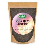 Sindhi Dry Fruits Chia Seeds, Chia Ke Beej, 100% Fresh and Healthy, Unsalted, Raw, Loaded With Antioxidants, Supports Weight Loss, Contains Calcium, Phosphorus and Magnesium, 500g Zip Pouch