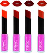 OUR BEAUTY Multicolor Rich Color Matte Lipsticks Set (Set Of 4)