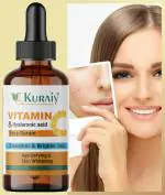 Kuraiy Organic Vitamin C Serum for Skin Brightening UV Damage & Glow 30ML