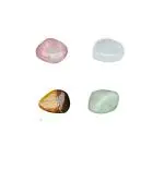 Astroghar Natural Crystals Tumbles For Taurus Zodiac Rashi Birthstone Kit For Reiki Healing And Grid Making