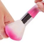 STUNHUB Plastic Professional Makeup Brush Face Luxury Foundation and Powder Makeup Brushes for Mineral BB Cream Make Up Tools for Girls and Women's (Pink_1 Piece)