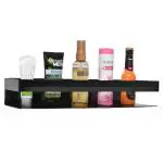 JAGDIV Powder Coated Metal Wall Mount Multi-Purpose Bathroom Shelf/Kitchen Shelf(14